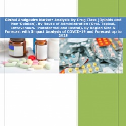 世界の鎮痛剤市場 : 薬物クラス（オピオイド＆非オピオイド）、投与経路別（経口、局所、静脈内、経皮、直腸）、地域規模別分析と動向 – 2028年までの予測 Global Analgesics Market: Analysis By Drug Class (Opioids and Non-Opioids), By Route of Administration (Oral, Topical, Intravenous, Transdermal and Rectal), By Region Size & Forecast with Impact Analysis of COVID-19 and Forecast up to 2028