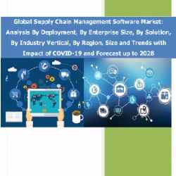世界のサプライチェーン管理ソフトウェア市場： 導入（オンプレミスおよびクラウド）、企業規模（大企業および中小企業（SME））、ソリューション（製造実行システム、輸送管理システム、調達、調達、倉庫管理システム管理、サプライチェーン計画）の分析）、業種（製造、食品・飲料、運輸・物流、小売・電子商取引、ヘルスケア、自動車、その他）、地域規模別分析と動向 – 2028年までの予測 Global Supply Chain Management Software Market: Analysis By Deployment (On Premise & Cloud), By Enterprise Size (Large Enterprises and Small and Medium Enterprises (SMEs)), By Solution (Manufacturing Execution System, Transportation Management System, Procurement And Sourcing, Warehouse Management System Management, & Supply Chain Planning), By Industry Vertical (Manufacturing, Food & Beverages, Transportation & Logistics, Retail & E-commerce, Healthcare, Automotive, & Others), By Region, Size and Trends with Impact of COVID-19 and Forecast up to 2028
