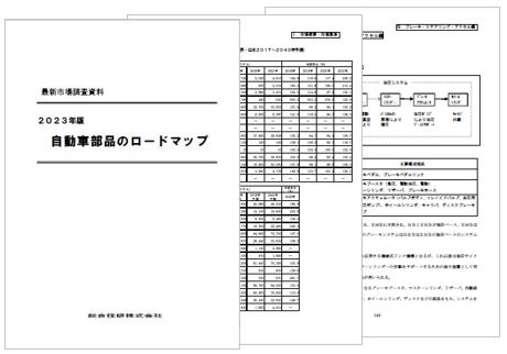 2023年版　自動車部品のロードマップ - 総合技研