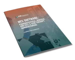 MESソフトウェアの競合ランキング　2024年第1四半期：医薬品、バイオ技術、遺伝子治療薬製造