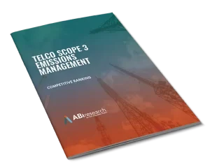 通信会社のスコープ3排出量管理の競合ランキング　2024年第4四半期