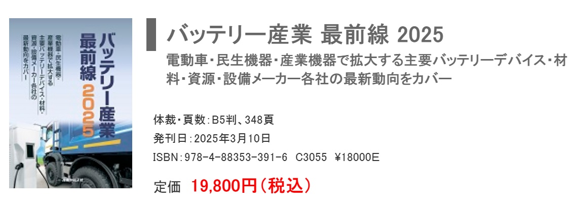 バッテリー産業 最前線 2025