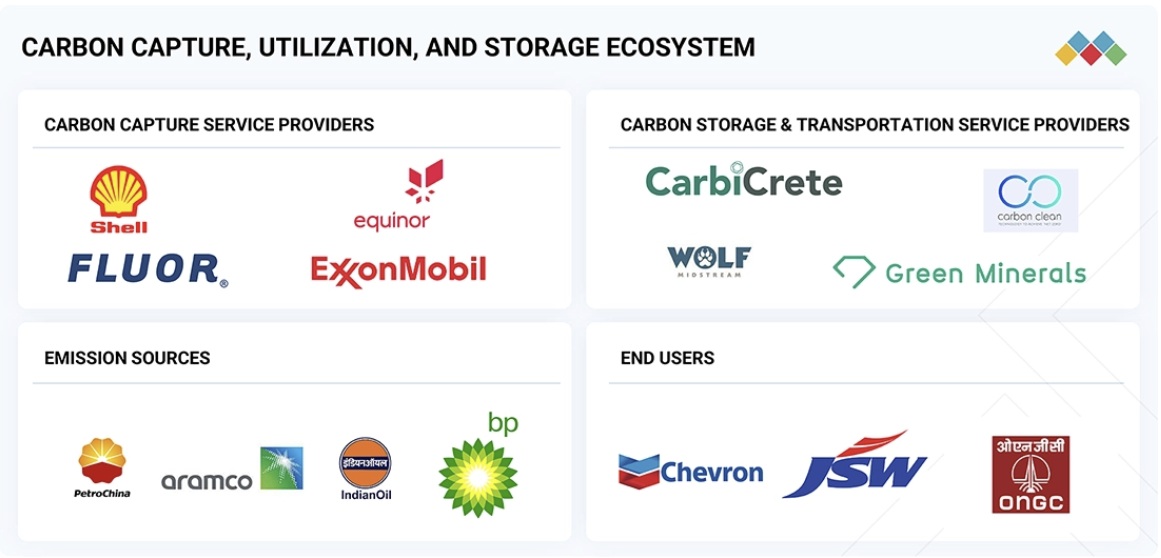 二酸化炭素回収・有効利用・貯留(CCUS)市場規模、セグメント分析、2030年までの世界予測 - ecosystem