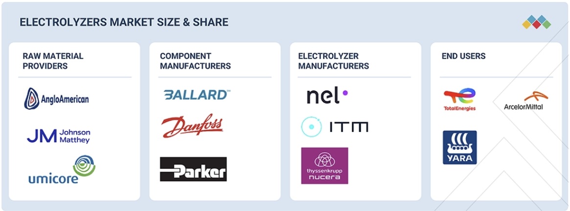 電解装置市場規模、シェア、動向、2031年までの世界予測 - 対象企業