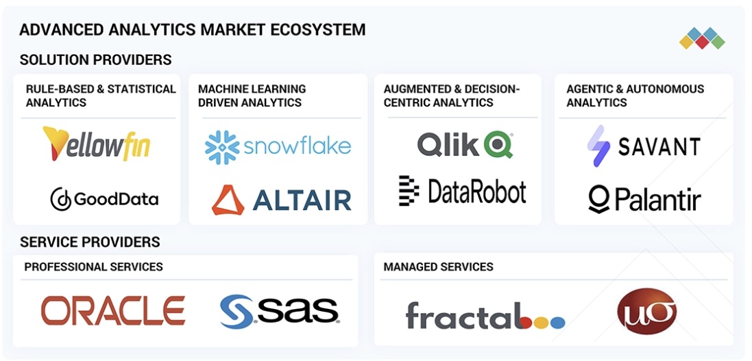 高度分析市場規模、シェア、動向、2031年までの世界予測 - 対象企業